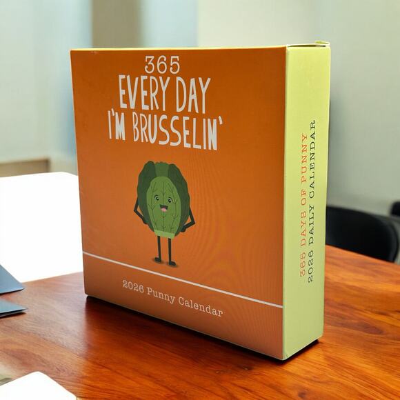 2026 Punny Daily Desk Calendar – 365 Funny Tear Off Pages for Home or Office - Picture 3 of 7